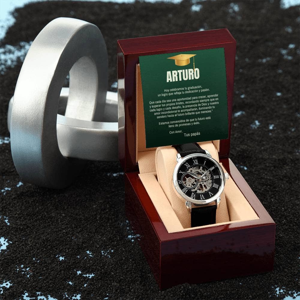 El Tiempo del Éxito: Un Reloj y Promesas para Celebrar tu Graduación Jewelry/Watch 