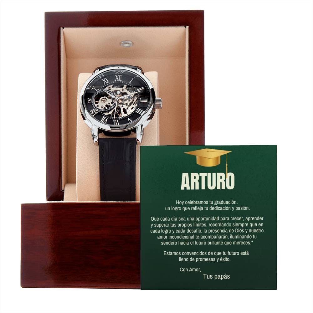 El Tiempo del Éxito: Un Reloj y Promesas para Celebrar tu Graduación Jewelry/Watch 