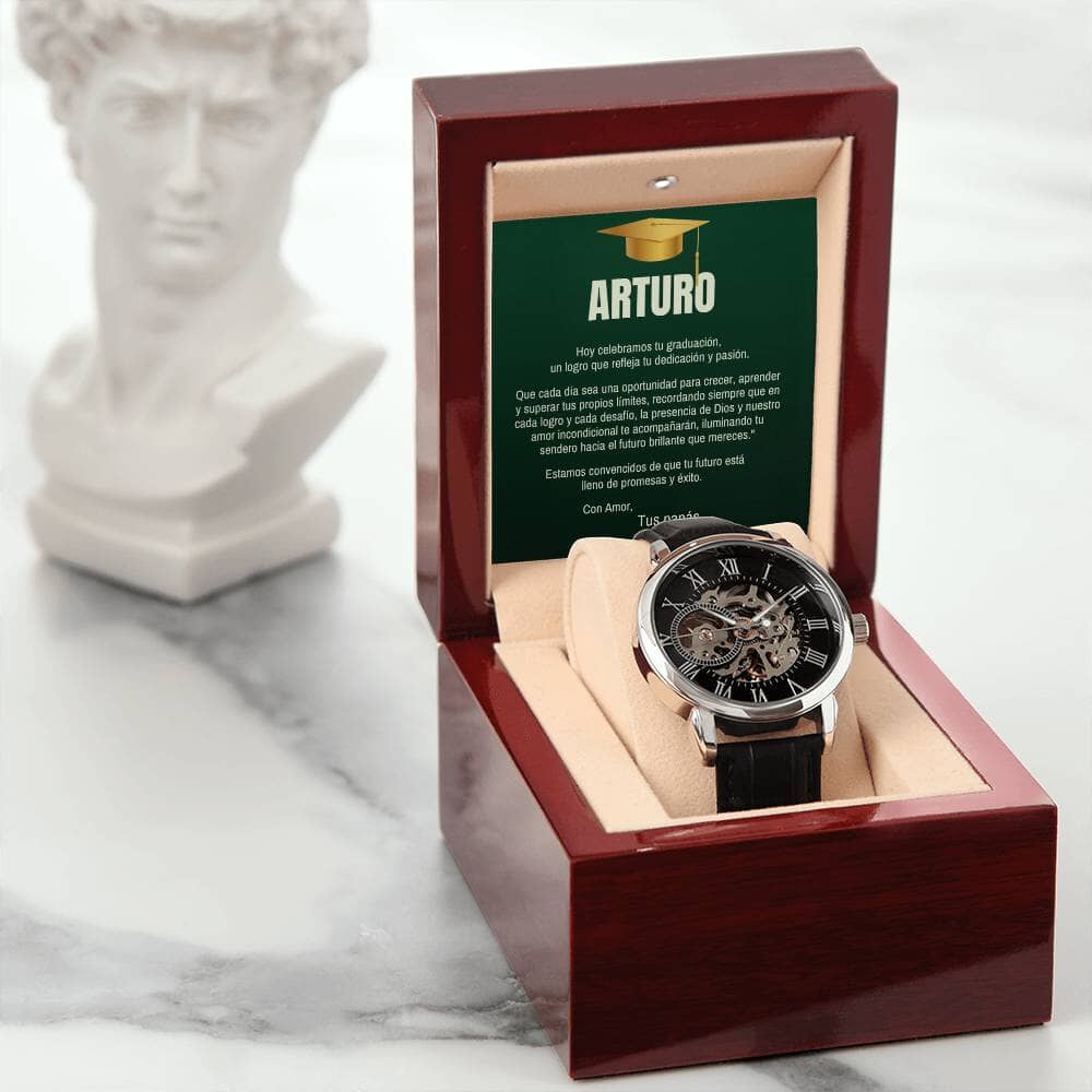El Tiempo del Éxito: Un Reloj y Promesas para Celebrar tu Graduación Jewelry/Watch 