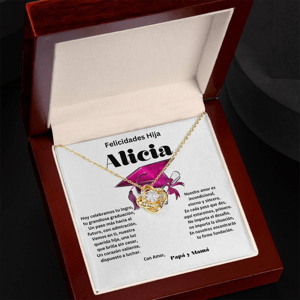 El Vínculo Infinito: Un Abrazo Eterno en su Graduación Jewelry/LoveKnot 