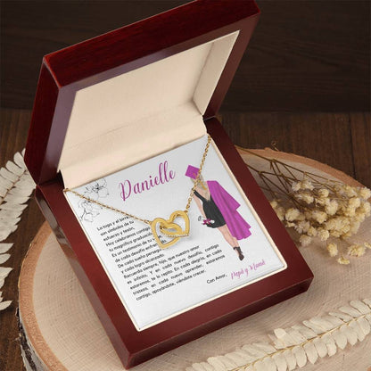 Encanto de Graduación: Collar Corazones Entrelazados con Emotiva Tarjeta Jewelry/InterlockingHearts 