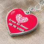 Eres el Amor de mi Vida - Llavero Corazón Jewelry ShineOn Fulfillment Graphic Heart Keychain (Silver) No 