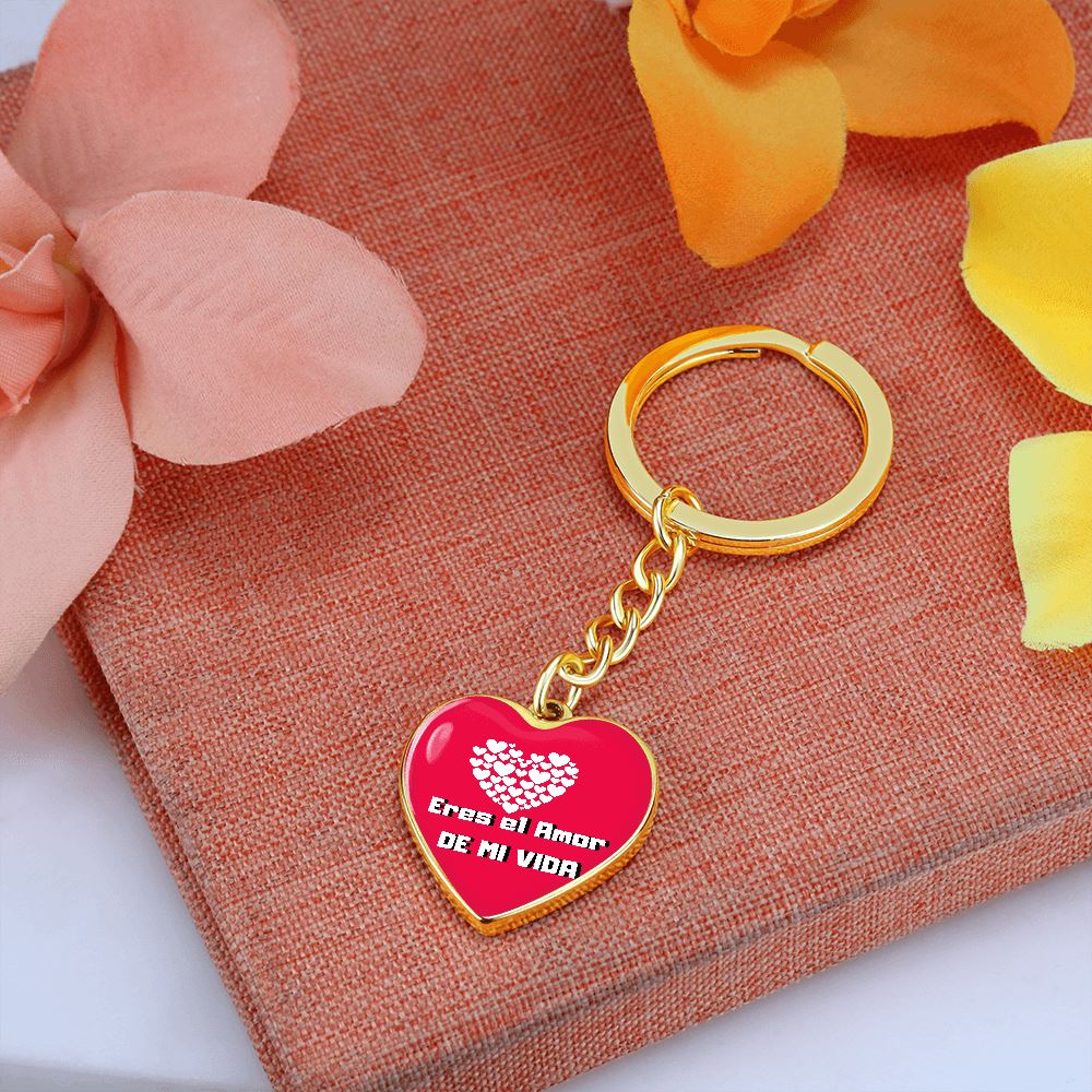 Eres el Amor de mi Vida - Llavero Corazón Jewelry 