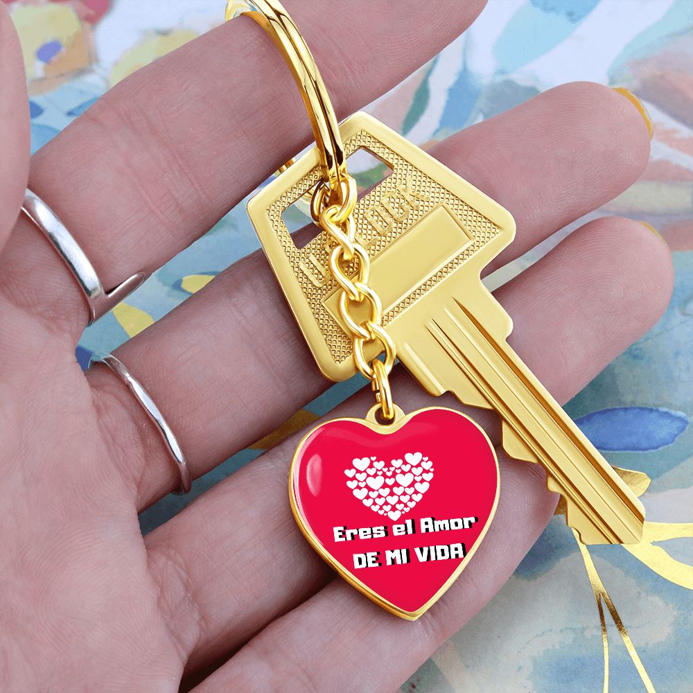 Eres el Amor de mi Vida - Llavero Corazón Jewelry 
