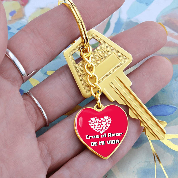 Eres el Amor de mi Vida - Llavero Corazón Jewelry 