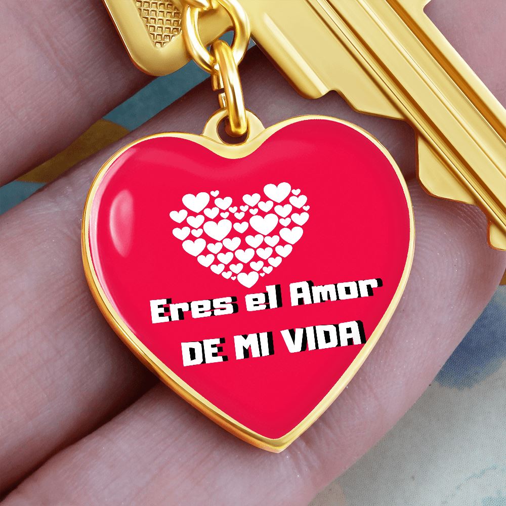 Eres el Amor de mi Vida - Llavero Corazón Jewelry 