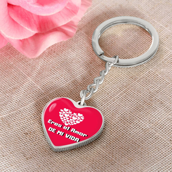 Eres el Amor de mi Vida - Llavero Corazón Jewelry 