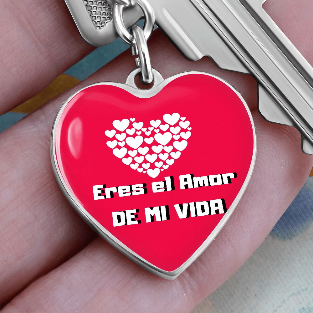 Eres el Amor de mi Vida - Llavero Corazón Jewelry 