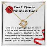 Eres El Ejemplo Perfecto de Madre - Collar para Mamá (Nudo de Amor) Love Knot Jewelry ShineOn Fulfillment <p>Acabado en Oro Amarillo de 18 quilates.</p> Standard Box 