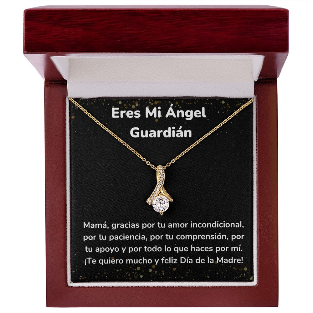 Eres Mi Ángel Guardián Collar Belleza Seductora (Alluring Beauty) Para Mamá Jewelry ShineOn Fulfillment <p>Acabado en Oro Amarillo de 18 quilates</p> Luxury Box 