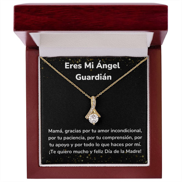 Eres Mi Ángel Guardián Collar Belleza Seductora (Alluring Beauty) Para Mamá Jewelry/AlluringBeauty Acabado en Oro Amarillo de 18 quilates Luxury Box 