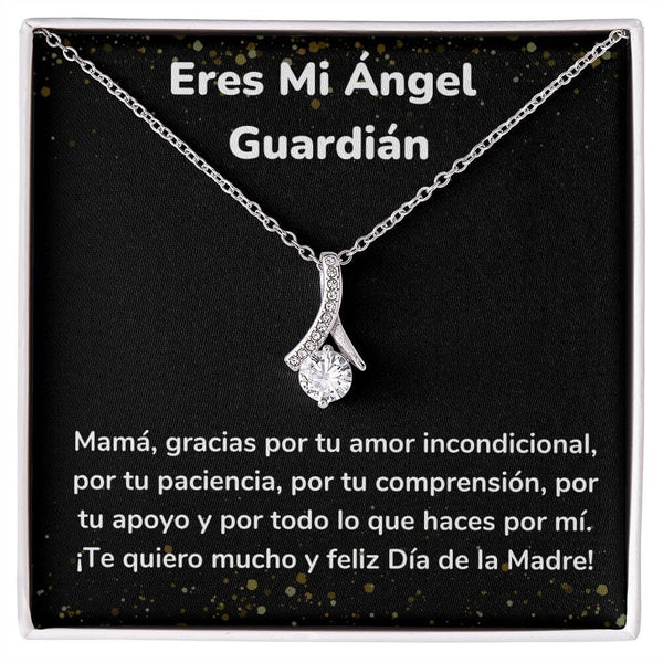Eres Mi Ángel Guardián Collar Belleza Seductora (Alluring Beauty) Para Mamá Jewelry/AlluringBeauty Acabado en oro blanco de 14 k Standard Box 