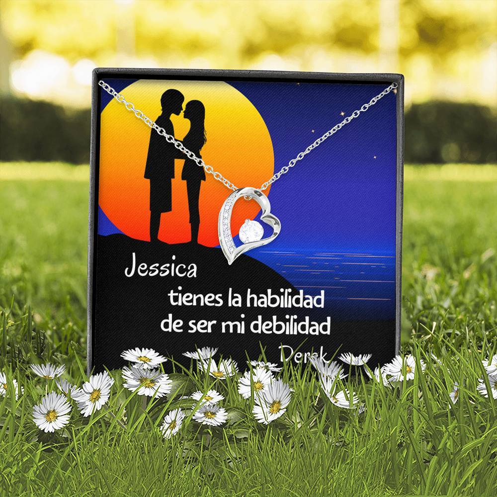 Eres mi debilidad - Collar Forever Love para mi amor. Para la mujer de mi vida. Jewelry/ForeverLove 