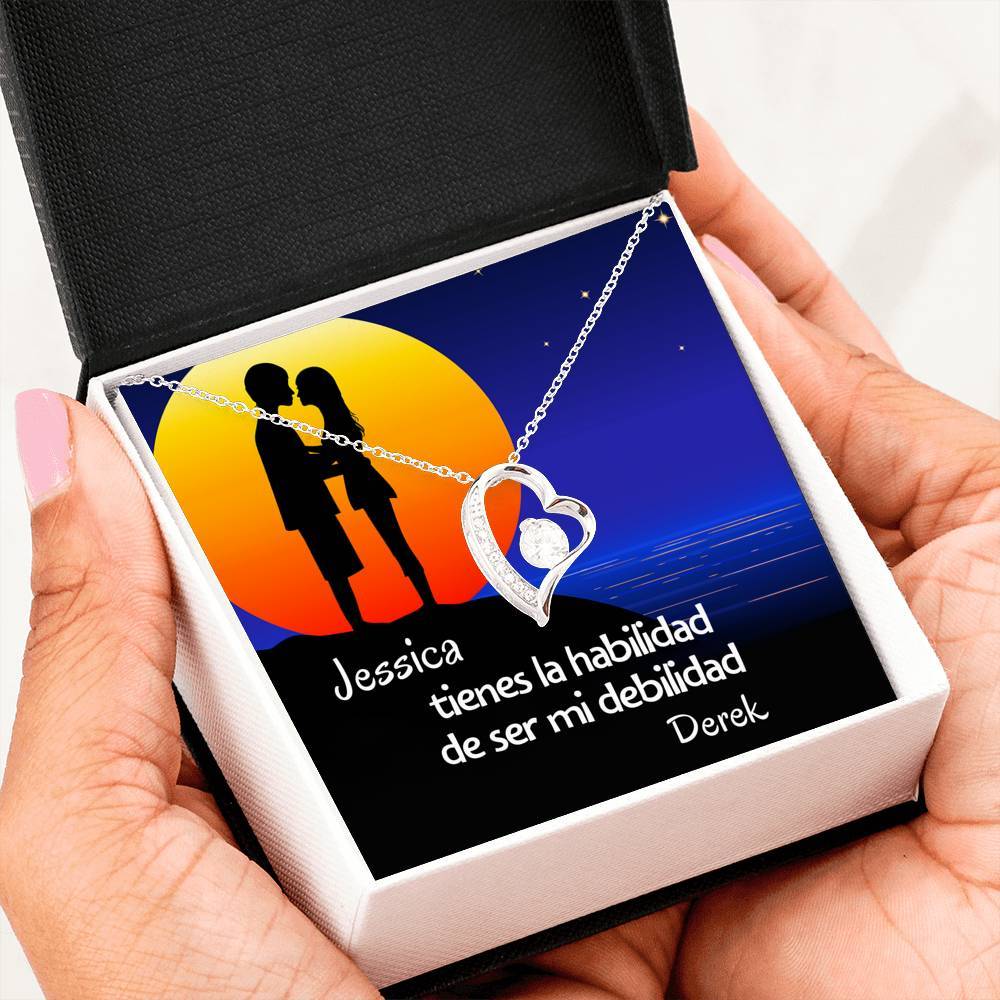 Eres mi debilidad - Collar Forever Love para mi amor. Para la mujer de mi vida. Jewelry/ForeverLove 