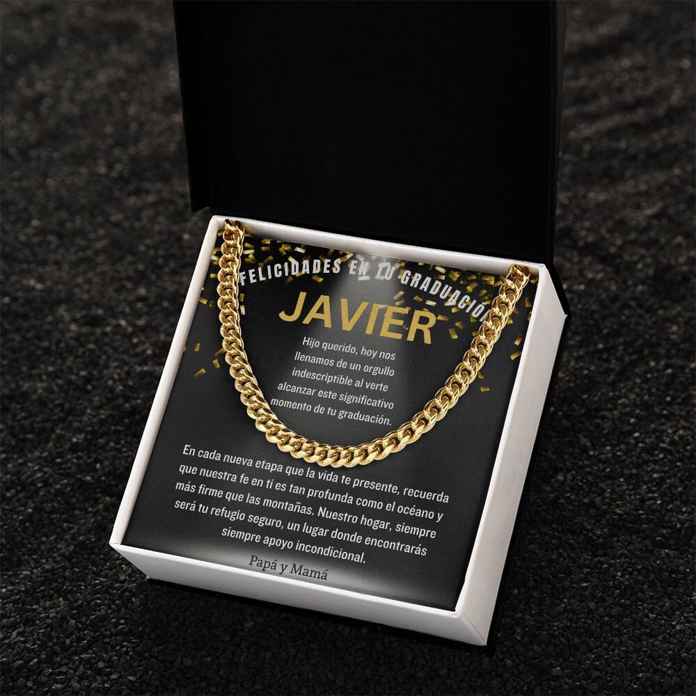 Eslabones de Amor y Orgullo: Un Legado de Luz en Tu Graduación Jewelry/CubanLink 