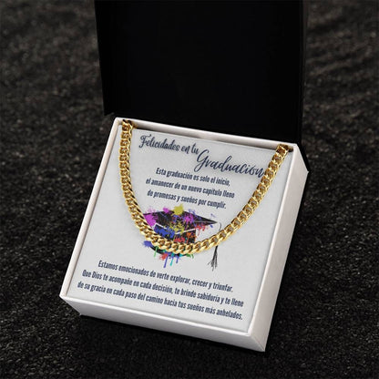 Eslabones de Amor y Sueños: Un Regalo de Graduación que Ilumina el Camino Jewelry/CubanLink 
