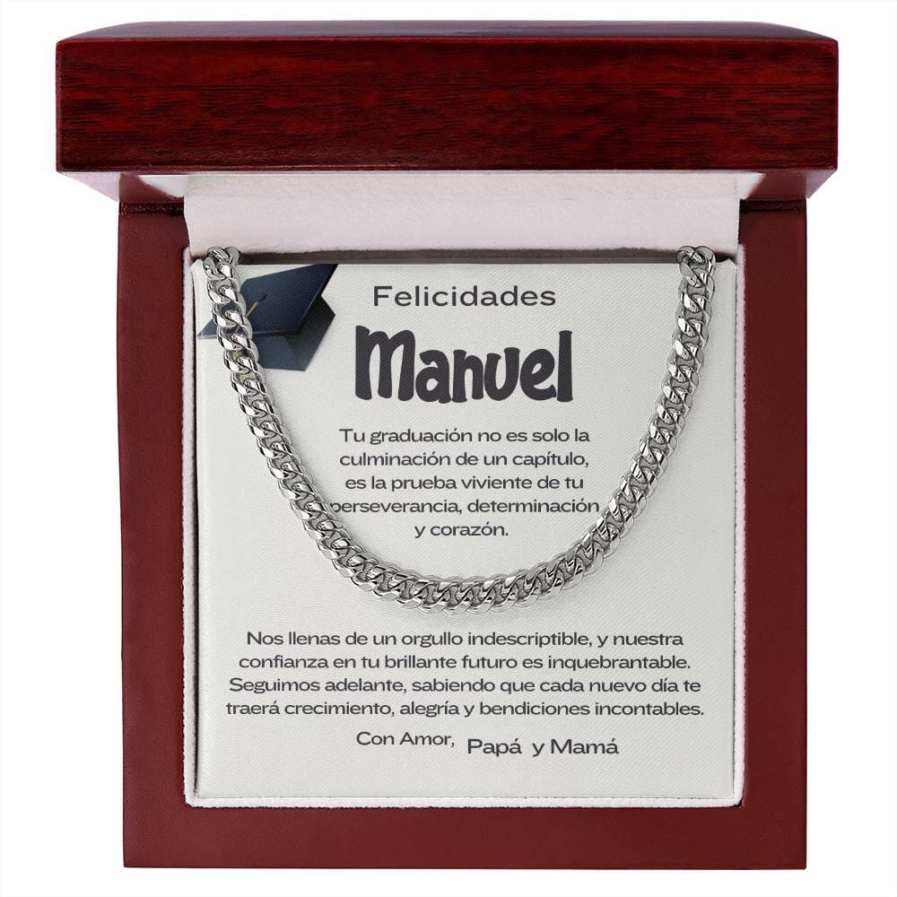 Eslabones de Orgullo: La Joya de la Perseverancia y el Amor Eterno Jewelry/CubanLink 