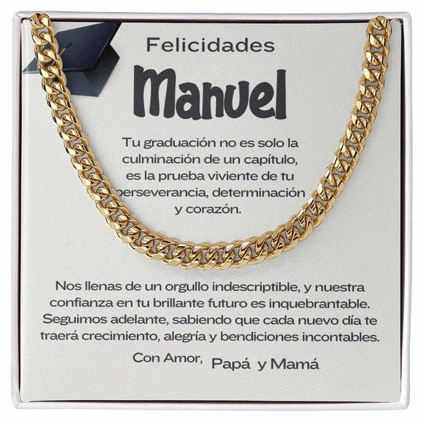 Eslabones de Orgullo: La Joya de la Perseverancia y el Amor Eterno Jewelry/CubanLink 