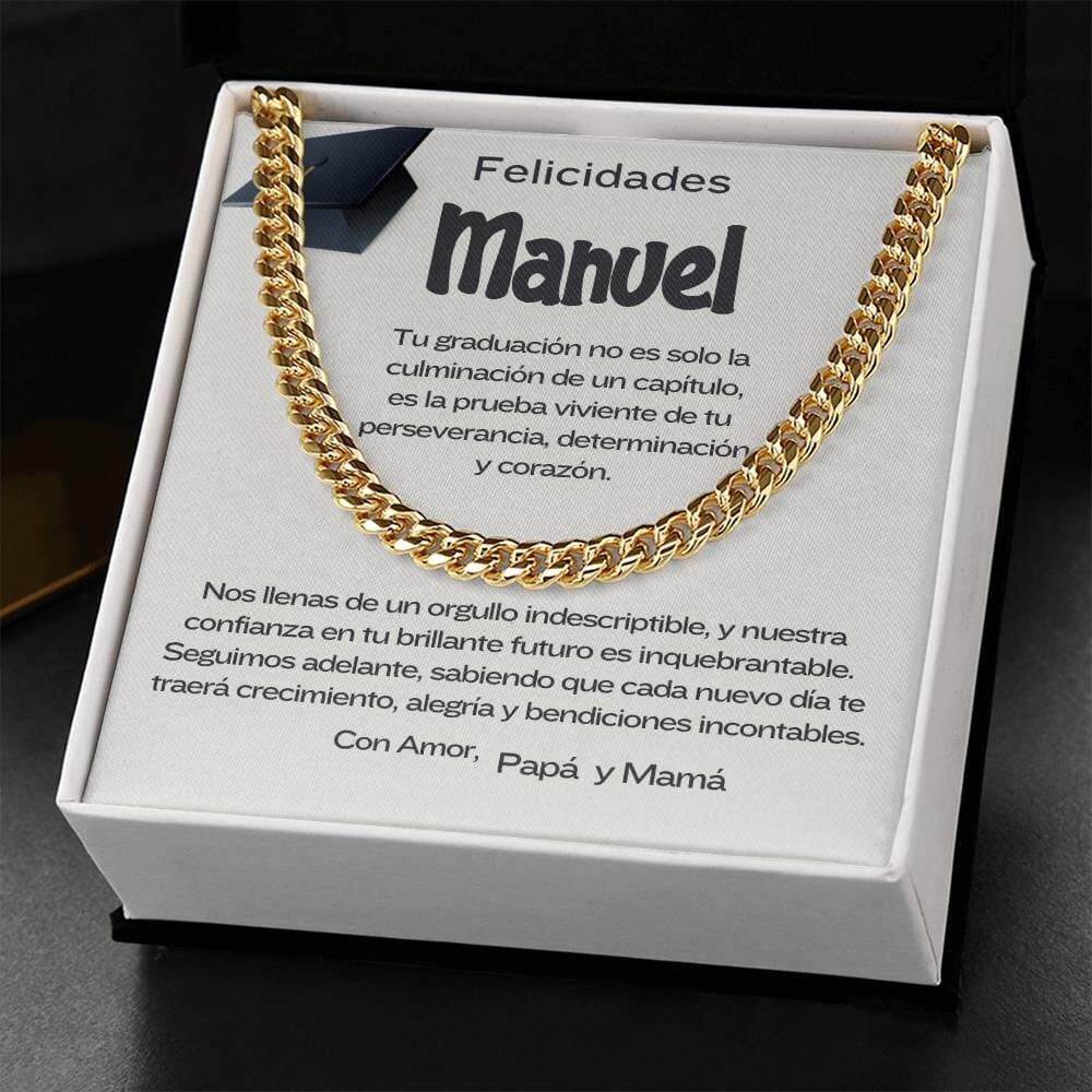 Eslabones de Orgullo: La Joya de la Perseverancia y el Amor Eterno Jewelry/CubanLink 