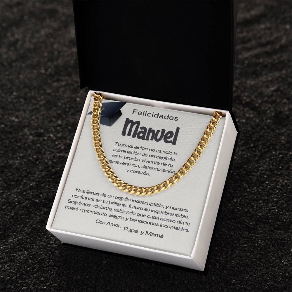 Eslabones de Orgullo: La Joya de la Perseverancia y el Amor Eterno Jewelry/CubanLink 