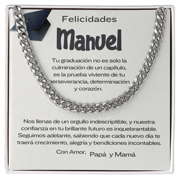 Eslabones de Orgullo: La Joya de la Perseverancia y el Amor Eterno Jewelry/CubanLink 