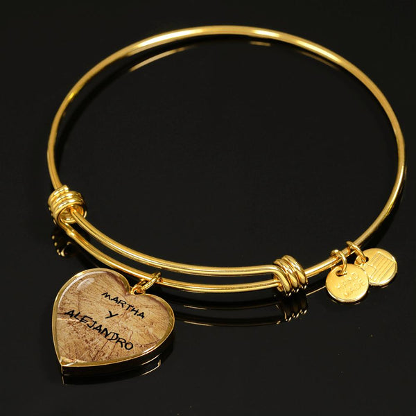Esta pulsera le encantará a tu pareja - Pulsera personalizada con los nombres de los enamorados. Jewelry 