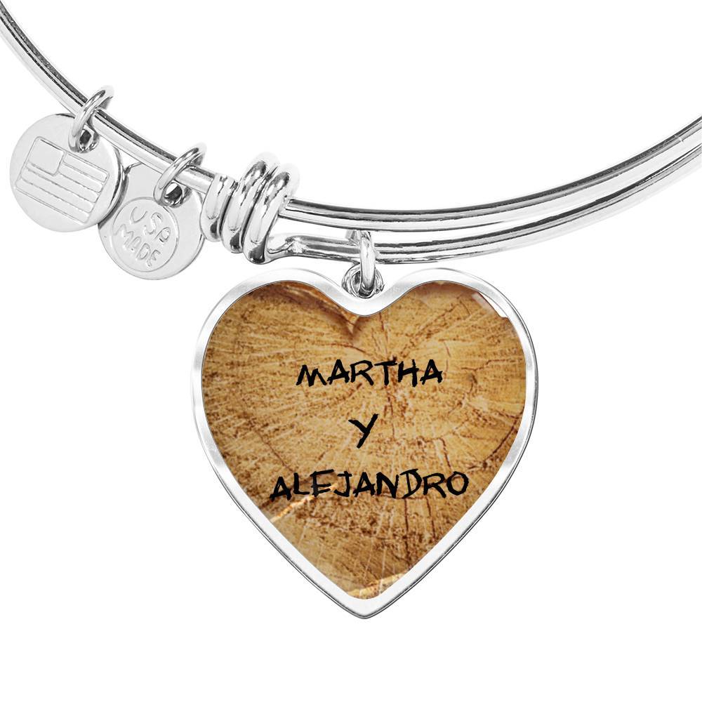 Esta pulsera le encantará a tu pareja - Pulsera personalizada con los nombres de los enamorados. Jewelry 