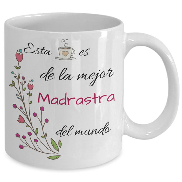 Esta taza es de la mejor Madrastra del mundo! Coffee Mug Regalos.Gifts 