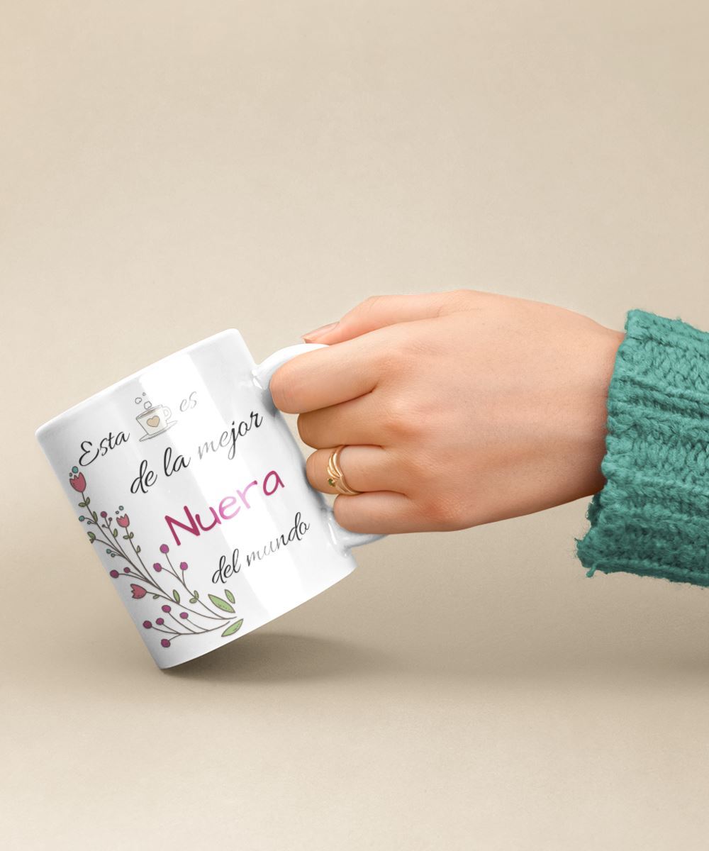 Esta taza es de la mejor NUERA del mundo! Coffee Mug Regalos.Gifts 