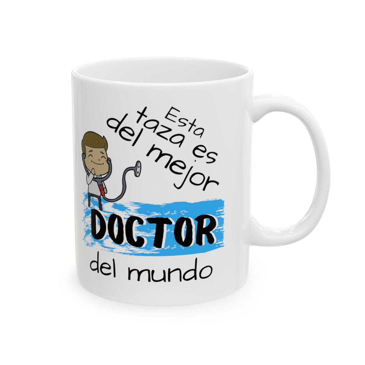 Esta taza es del Mejor Doctor...! Taza regalo doctor. 11-15onzas Mug Printify 15oz 