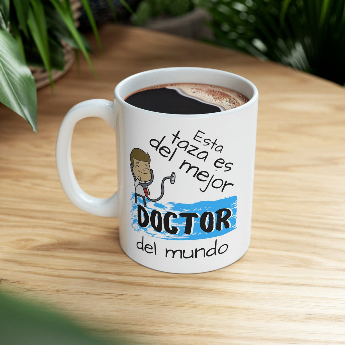 Esta taza es del Mejor Doctor...! Taza regalo doctor. 11-15onzas Mug Printify 