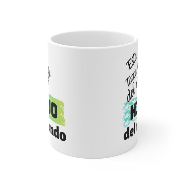 Esta taza es del mejor HIJO del mundo! - 11oz Mug Printify 