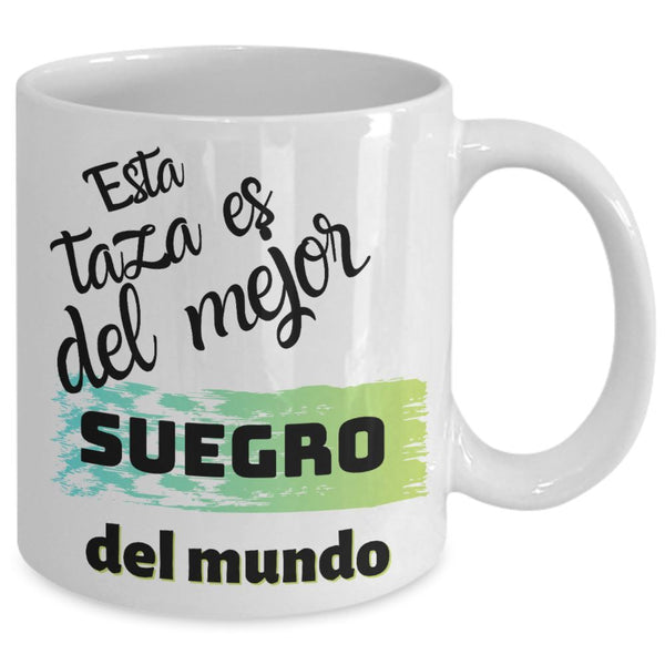 Esta taza es del mejor SUEGRO del mundo! Coffee Mug Regalos.Gifts 