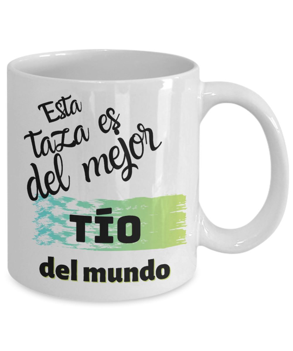 Esta taza es del mejor TIO del mundo! Coffee Mug Regalos.Gifts 