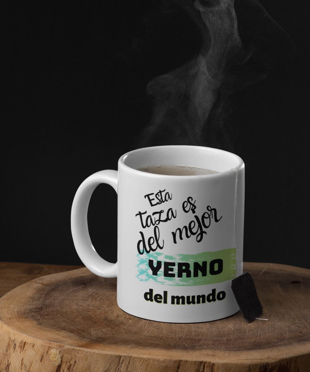 Esta taza es del mejor YERNO del mundo! Coffee Mug Regalos.Gifts 