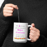 Esta taza fue hecha para uso exclusivo de la Mejor CANTANTE del mundo...! Coffee Mug Regalos.Gifts 