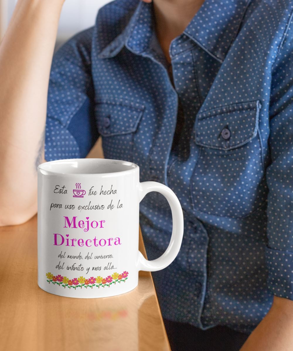 Esta taza fue hecha para uso exclusivo de la Mejor DIRECTORA del mundo...! Coffee Mug Regalos.Gifts 