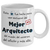 Esta taza fue hecha para uso exclusivo del Mejor ARQUITECTO del mundo...! Coffee Mug Regalos.Gifts 
