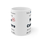 Esta taza fue hecha para uso exclusivo del Mejor CARTERO del mundo...! 11-15oz Mug Printify 