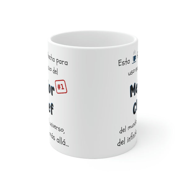 Esta taza fue hecha para uso exclusivo del Mejor CHEF del mundo...! 11onzas Mug Printify 