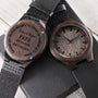 Este es el Reloj que tu papá amará, con un mensaje para él - Reloj de Madera Grabado Watches ShineOn Fulfillment Cajita Estandard 