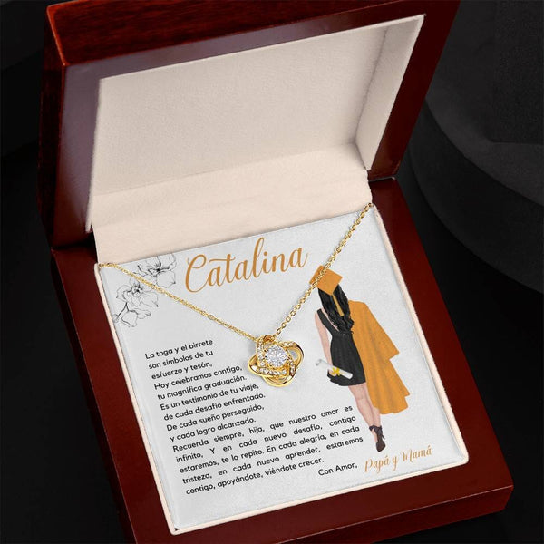 Eternamente Contigo: Un Nudo de Amor para Celebrar Tu Graduación Jewelry/LoveKnot 