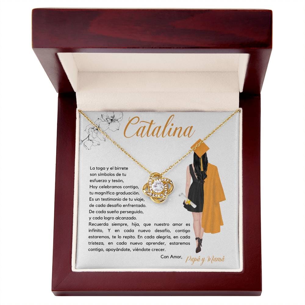 Eternamente Contigo: Un Nudo de Amor para Celebrar Tu Graduación Jewelry/LoveKnot 