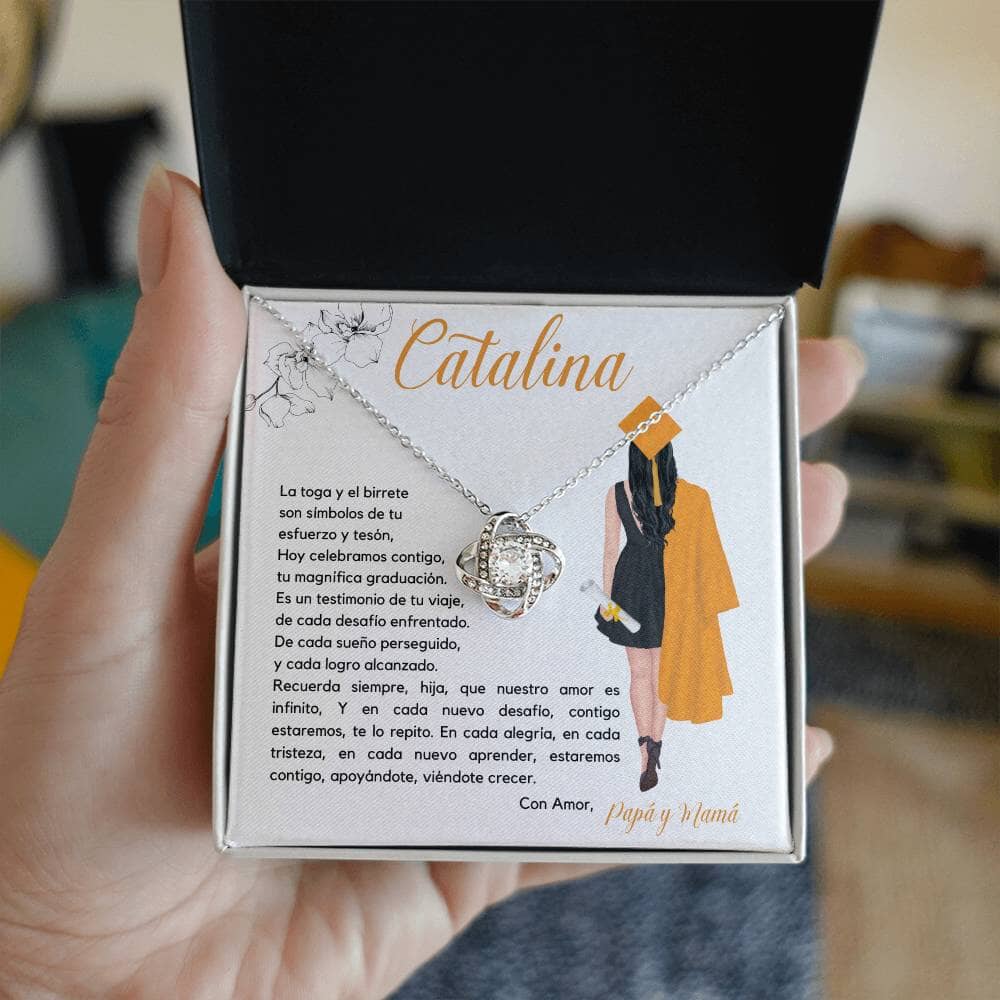 Eternamente Contigo: Un Nudo de Amor para Celebrar Tu Graduación Jewelry/LoveKnot 