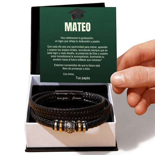 Eternizando Momentos: Un Legado de Amor y Orgullo para la Graduación de Tu Hijo Jewelry/bracelet 
