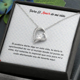 Eterno Amor - Collar Regalo de Amor para Siempre Jewelry ShineOn Fulfillment Acabado en oro blanco de 14 k Cajita Estandard (Gratis) 