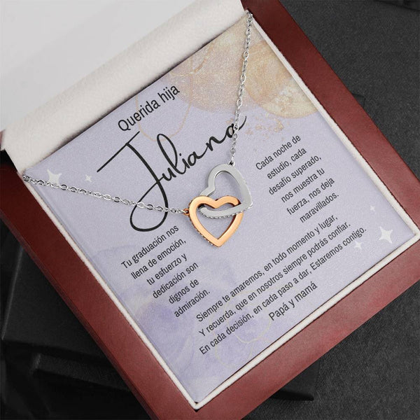 (Para Ella) Eterno Vínculo: Collar de Corazones para una Graduación Inolvidable Jewelry/InterlockingHearts 