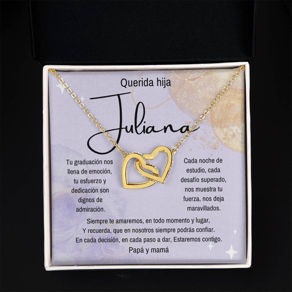 (Para Ella) Eterno Vínculo: Collar de Corazones para una Graduación Inolvidable Jewelry/InterlockingHearts 