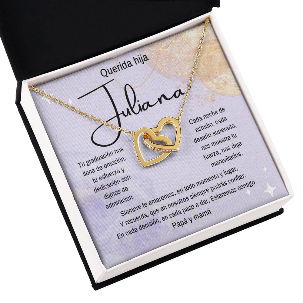 (Para Ella) Eterno Vínculo: Collar de Corazones para una Graduación Inolvidable Jewelry/InterlockingHearts 