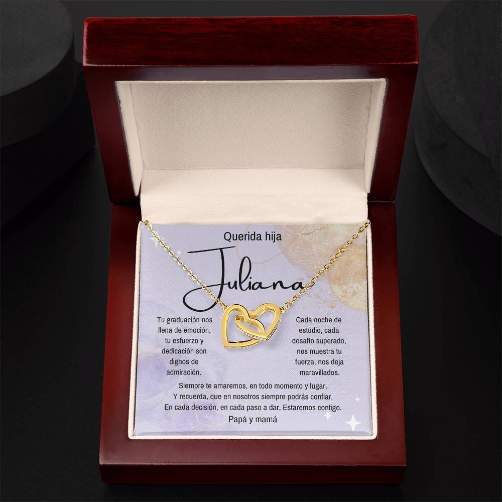 (Para Ella) Eterno Vínculo: Collar de Corazones para una Graduación Inolvidable Jewelry/InterlockingHearts 